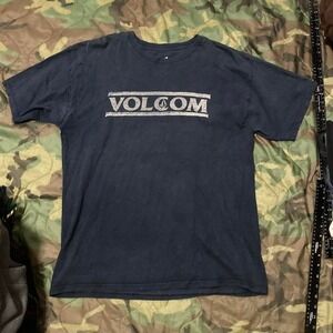 00s volcom‎ spellout graphic tee stone logo